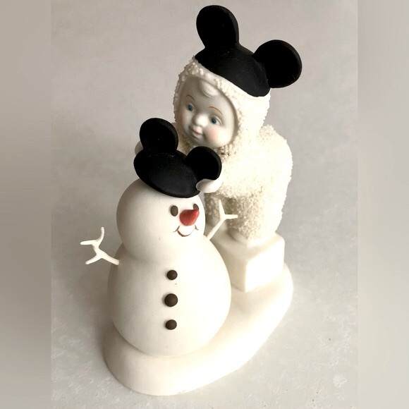 ❤️HP❤️Vintage Department 56 Snowbabies “Be Like Mickey Too” - Picture 7 of 7